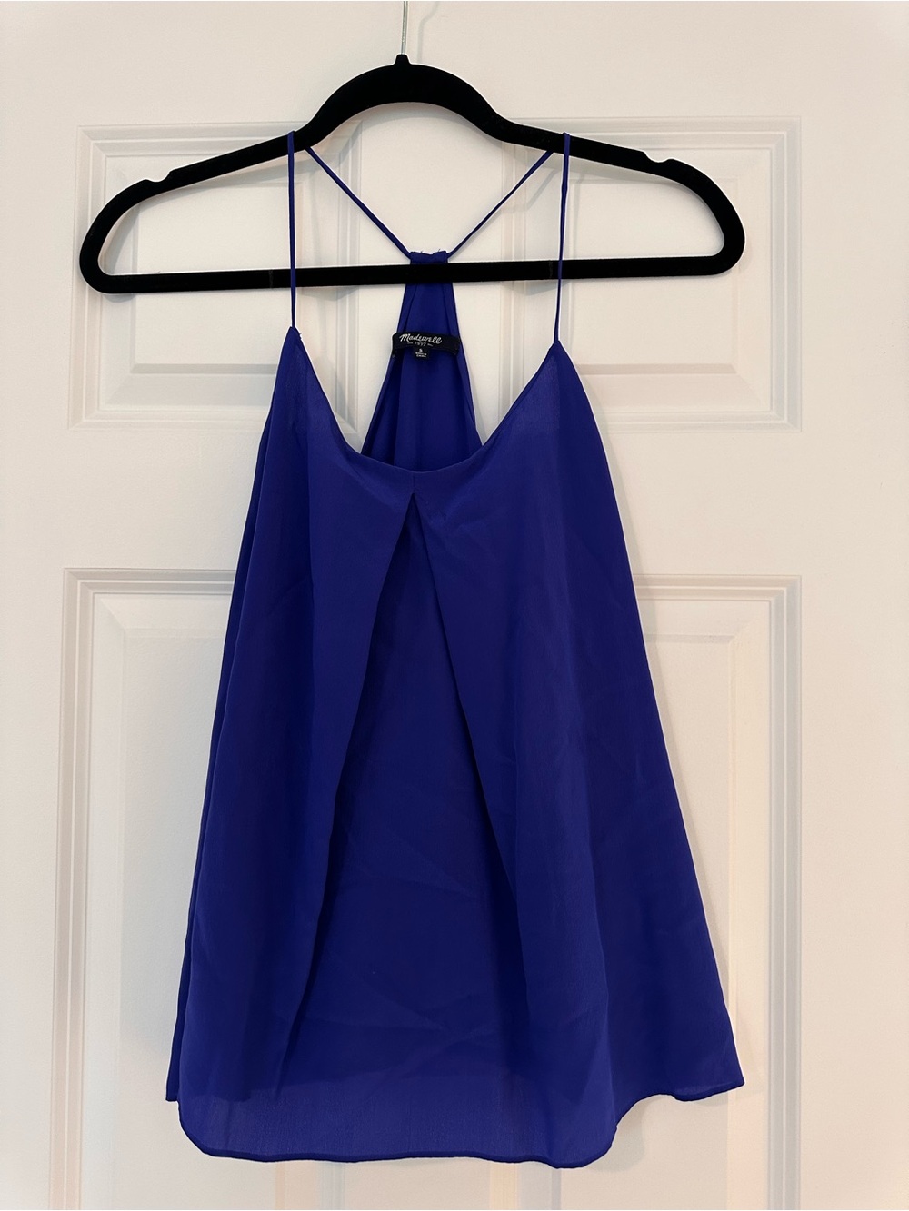 Madewell Royal Blue Spaghetti-Strap Shell Top